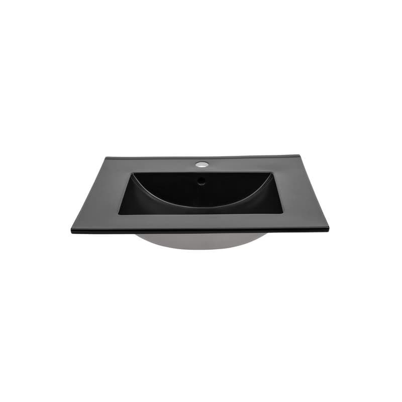 ArtCom Keramické umývadlo UM-LAVA 60 DP | čierna 60 cm