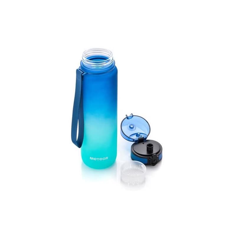 Tritánová športová fľaša MTR, 1000 ml, Tyrkysová 4