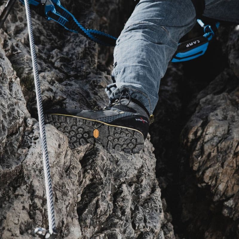 Pánska členková turistická obuv KAYLAND Vitrik Mid Gtx, Dark grey Yellow 4