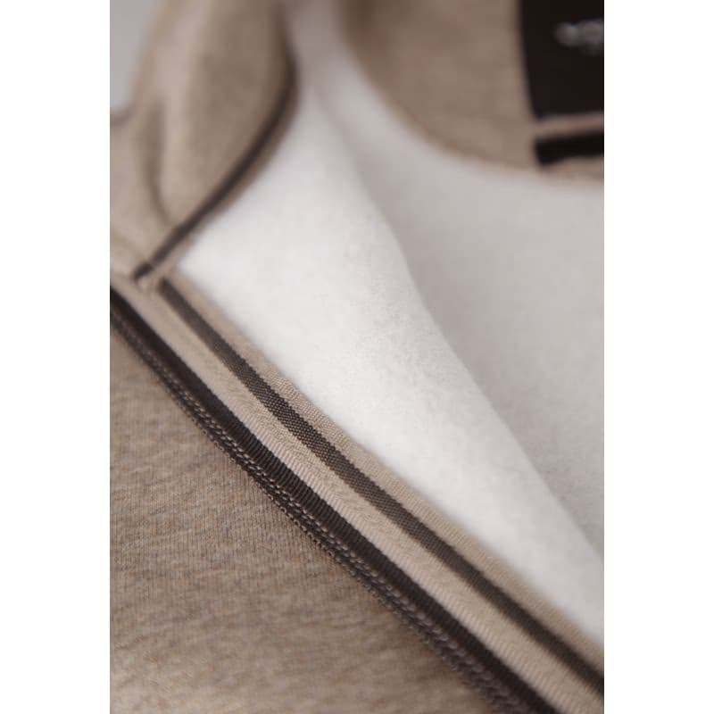 Pánska mikina so zipsom VOLCANO B-LIPSO-102M-BEIGE MEL 6