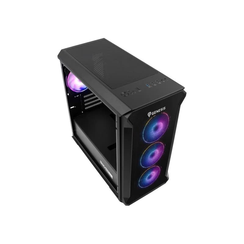 Počítačová skriňa Genesis IRID 503 ARGB V2/Micro Tower/Transpar./Čierna 3