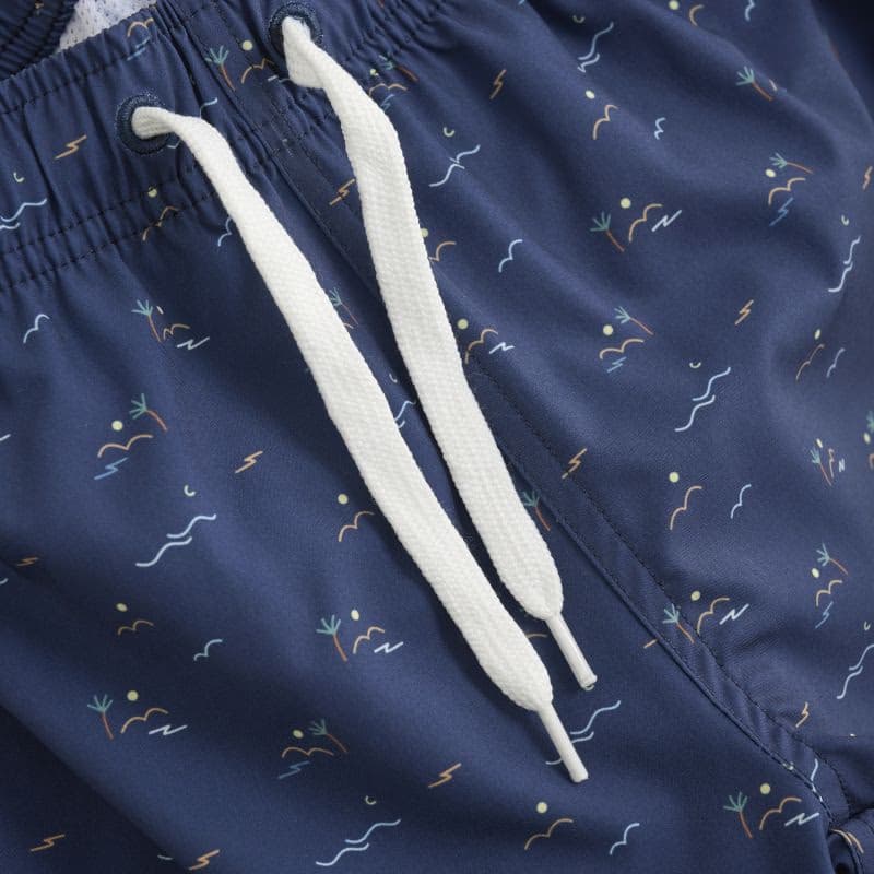 Chlapčenské plavky COLOR KIDS Swim Shorts, AOP, dress blues 3