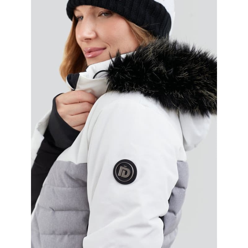 Dámska lyžiarska bunda FUNDANGO Salina Padded Jacket-100-white 6