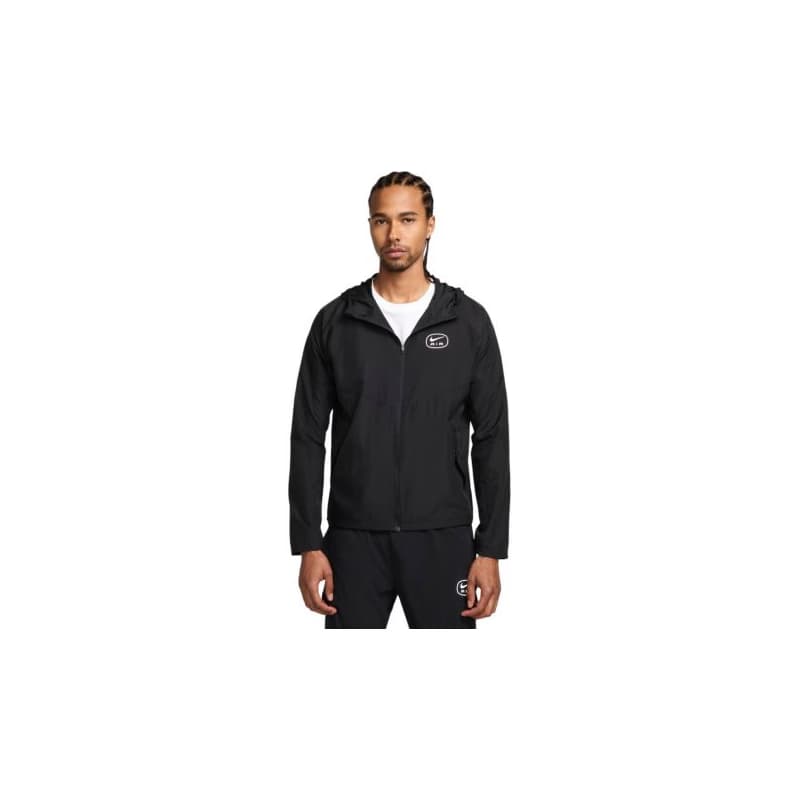 Pánska tréningová bunda NIKE M NSW SW AIR RUN JKT-010 BLACK REFLECTIVE SILV