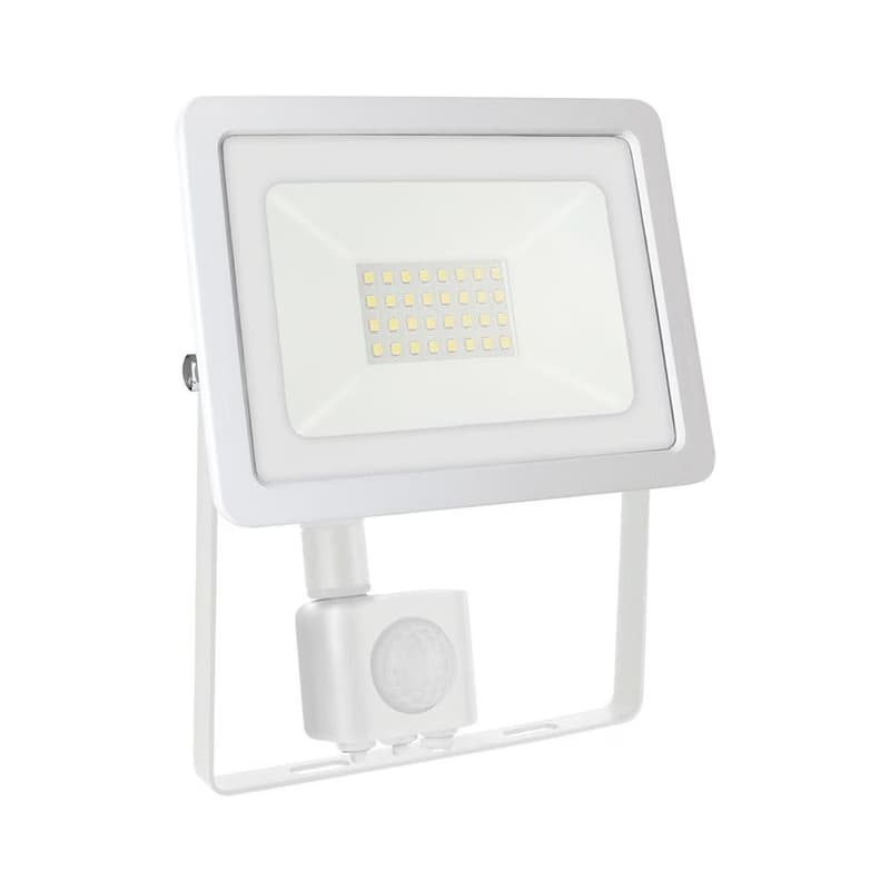 LED Vonkajší reflektor so senzorom NOCTIS LUX 2 LED/30W/230V 4000K IP44 biela 029043NW_CZUJNIK