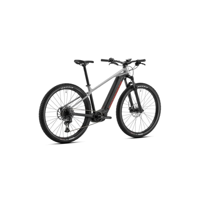 Horský elektrobicykel MONDRAKER Prime, black nimbus grey flame red 3
