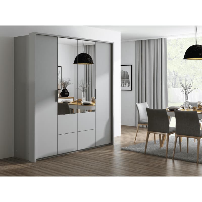 ArtStol Šatníková skriňa VIEDEŇ 208 | platinum 2