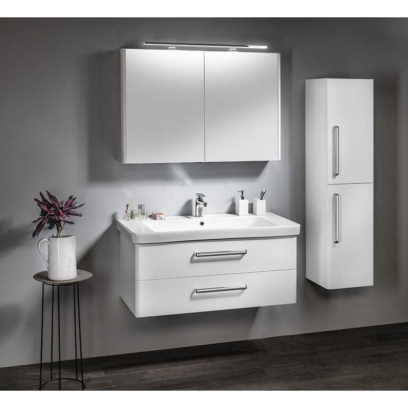 SAPHO - Kúpeľňový set THEIA 105, biela KSET-066