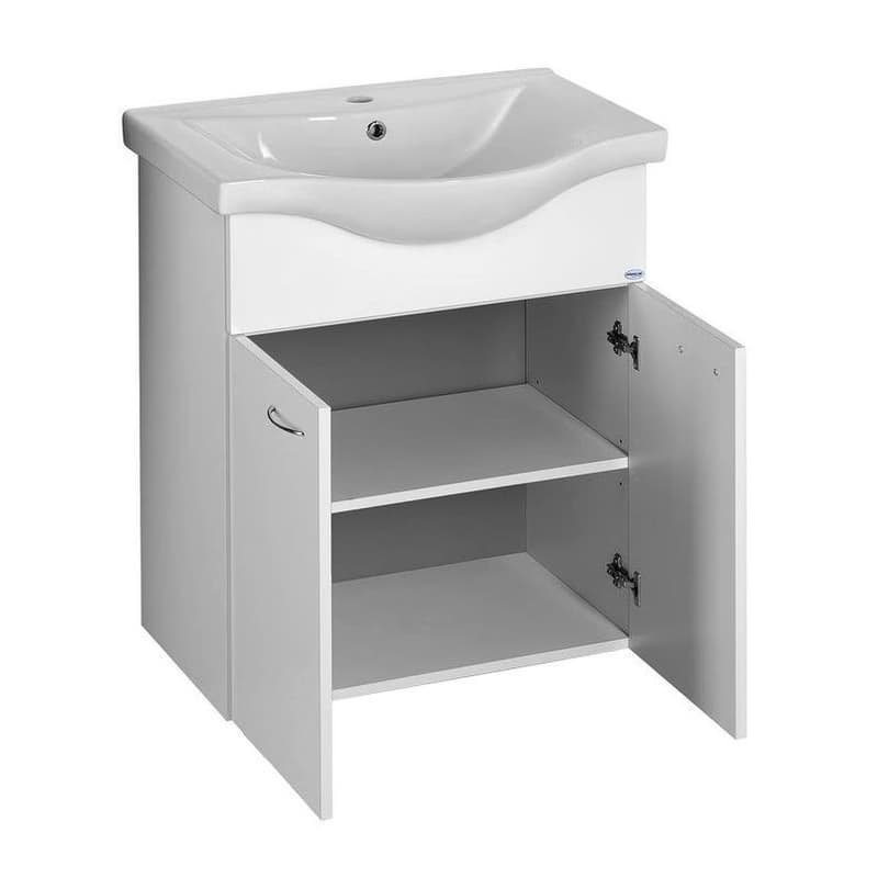 AQUALINE - KERAMIA FRESH umývadlová skrinka 60,6x74x34cm, biela 50063A 3