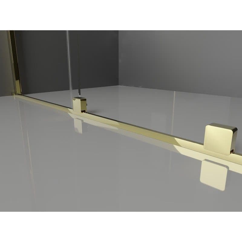 MEXEN/S - Velár sprchovací kút 90 x 70, transparent, zlatá 871-090-070-01-50 2