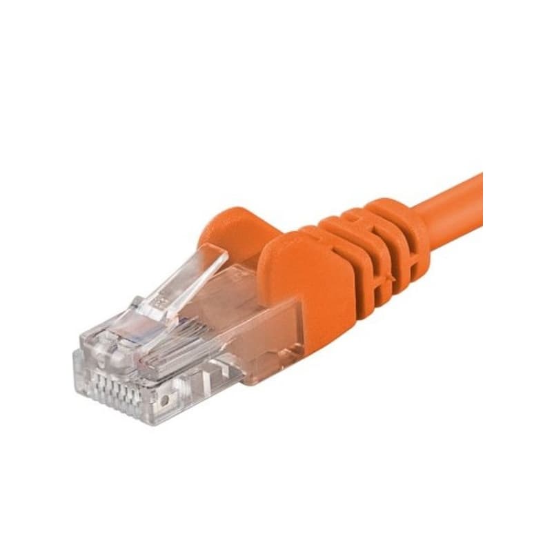 PremiumCord Patch kábel UTP RJ45-RJ45 CAT6 10m oranžová