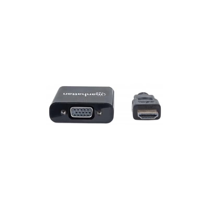 MANHATTAN prevodník z HDMI na VGA (HDMI Male to VGA Female, black, Polybag) 3