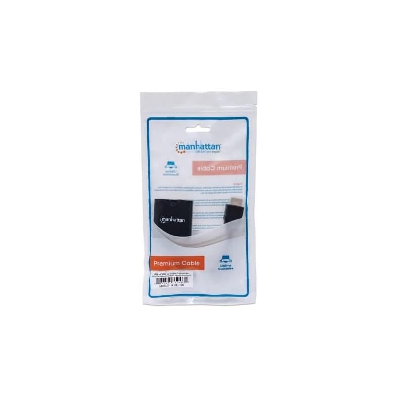 MANHATTAN prevodník z HDMI na VGA (HDMI Male to VGA Female, black, Polybag) 6