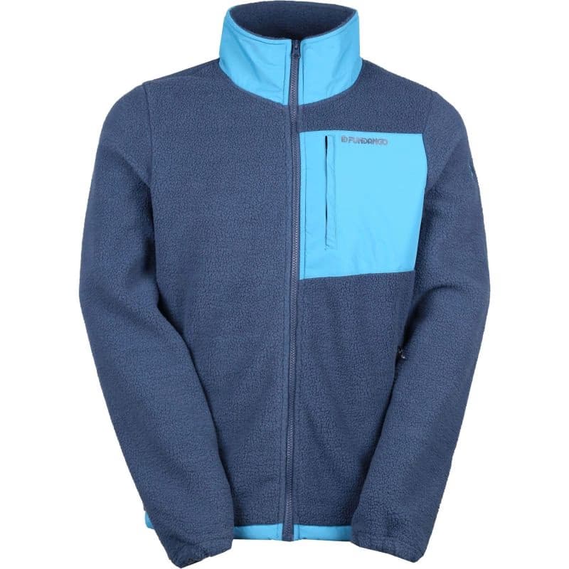 Pánska turistická mikina so zipsom FUNDANGO Haven Hybrid Jacket-486-patriot blue 4