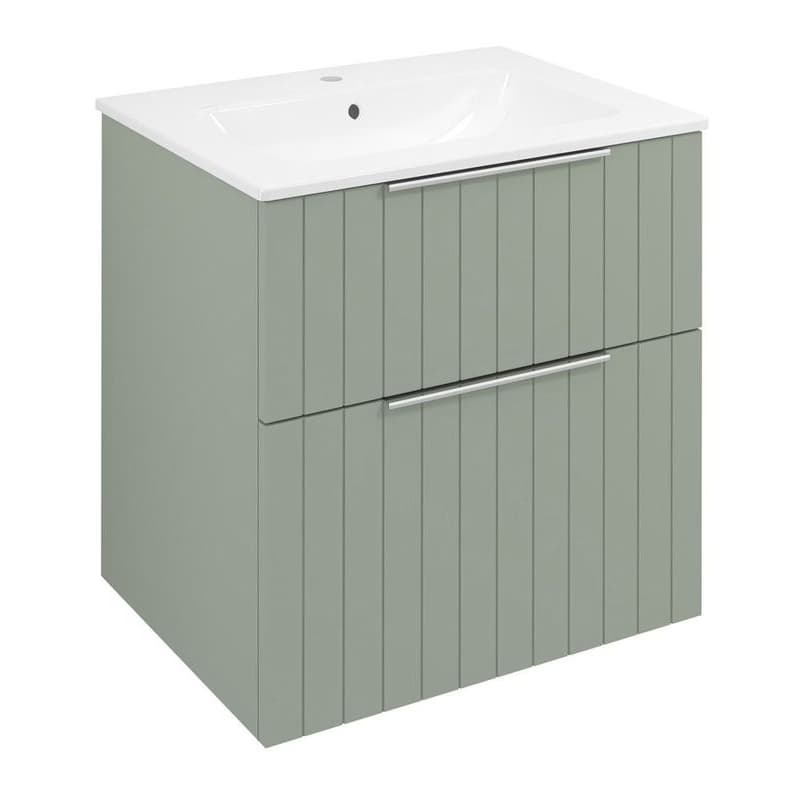 SAPHO - CIRASA STRIP umývadlová skrinka 59,2x64x46cm, verde CR601-4444S