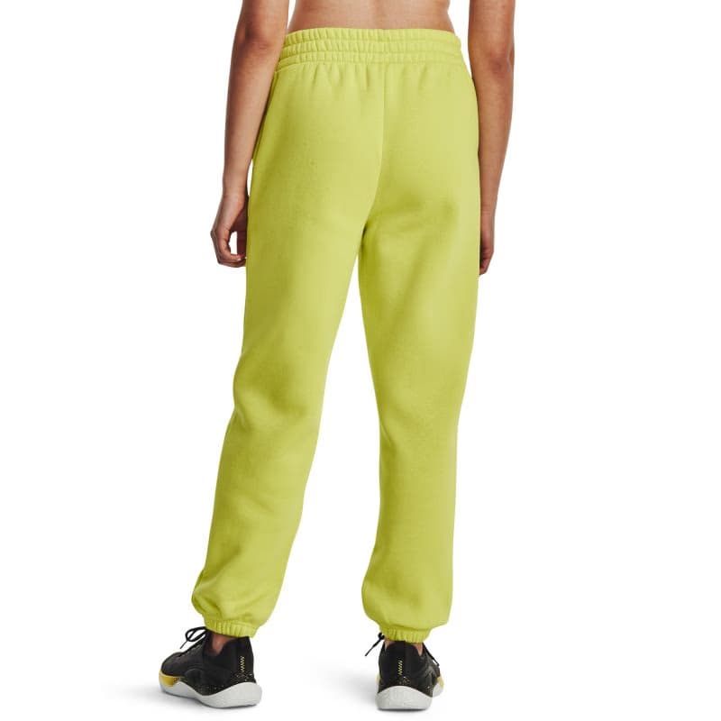 Dámske tepláky UNDER ARMOUR Essential Fleece Joggers-YLW 2