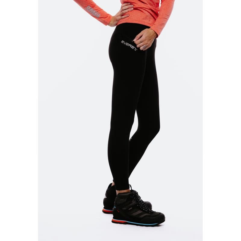 Dámske turistické zateplené legíny EVERETT RUNNA II black 2