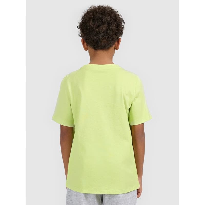 Chlapčenské tričko s krátkym rukávom 4F JUNIOR TSHIRT M3007-45S-CANARY GREEN 4
