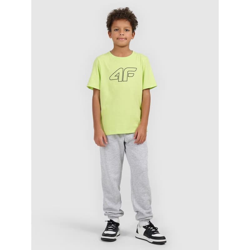 Chlapčenské tričko s krátkym rukávom 4F JUNIOR TSHIRT M3007-45S-CANARY GREEN 5
