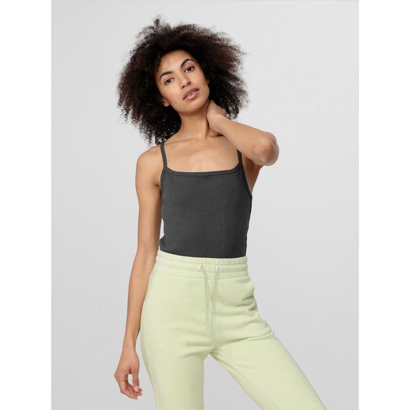 Dámske tielko 4F WOMENS T-SHIRT TSD058-22S-ANTHRACITE 2