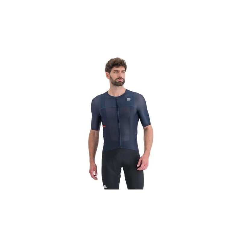 Pánsky cyklistický dres s krátkym rukávom SPORTFUL Light pro jersey, shaded galaxy blue