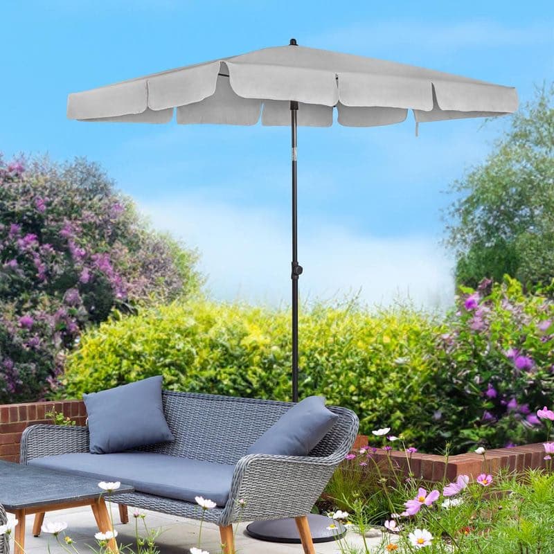 Slnečník UV50+ 140 x 180 cm, sivý