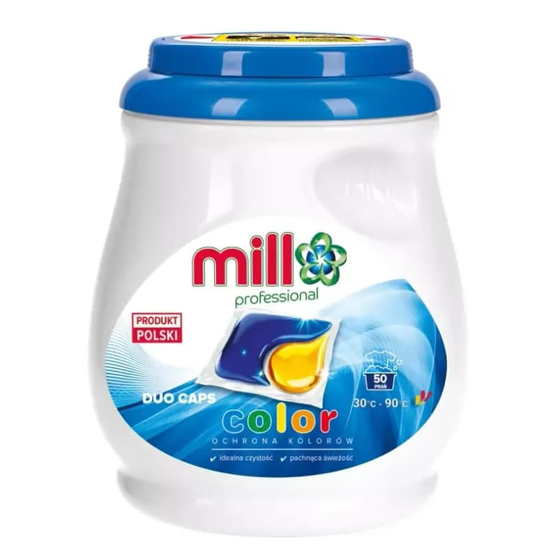 Kapsule na pranie Duo Caps Mill Professional Color 50 ks