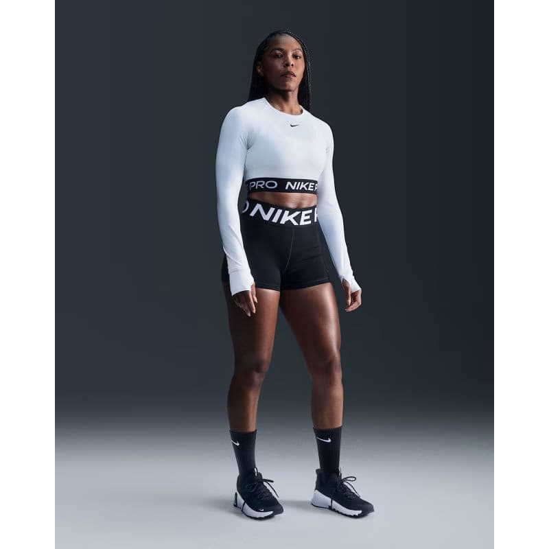Dámske tréningové kraťasy NIKE PRO W NP SCULPT DF HR 3IN SHORT-010-Black 4