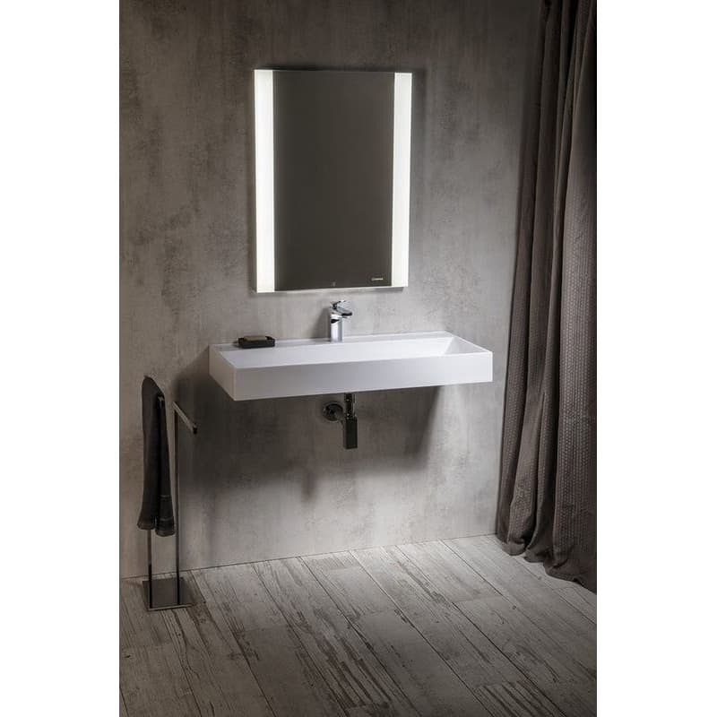 SAPHO - GODIVA umývadlo, liatý mramor, 96x44cm, biela GU096 5