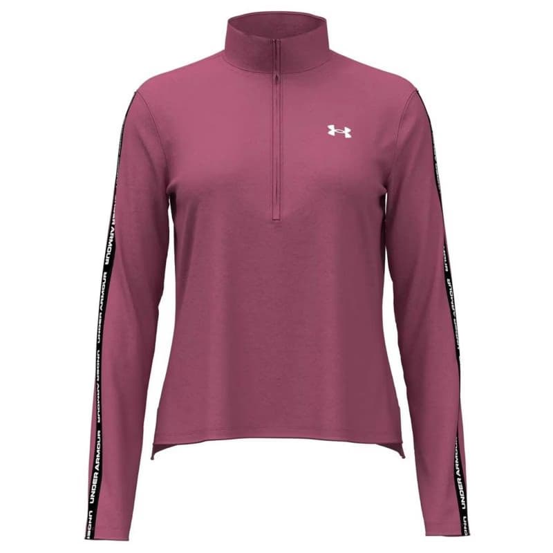 Dámska tréningová mikina s 1 2 zipsom UNDER ARMOUR UA Tech WM Tape Half Zip-RED 2