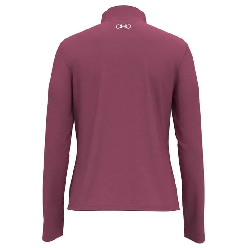 Dámska tréningová mikina s 1 2 zipsom UNDER ARMOUR UA Tech WM Tape Half Zip-RED 4