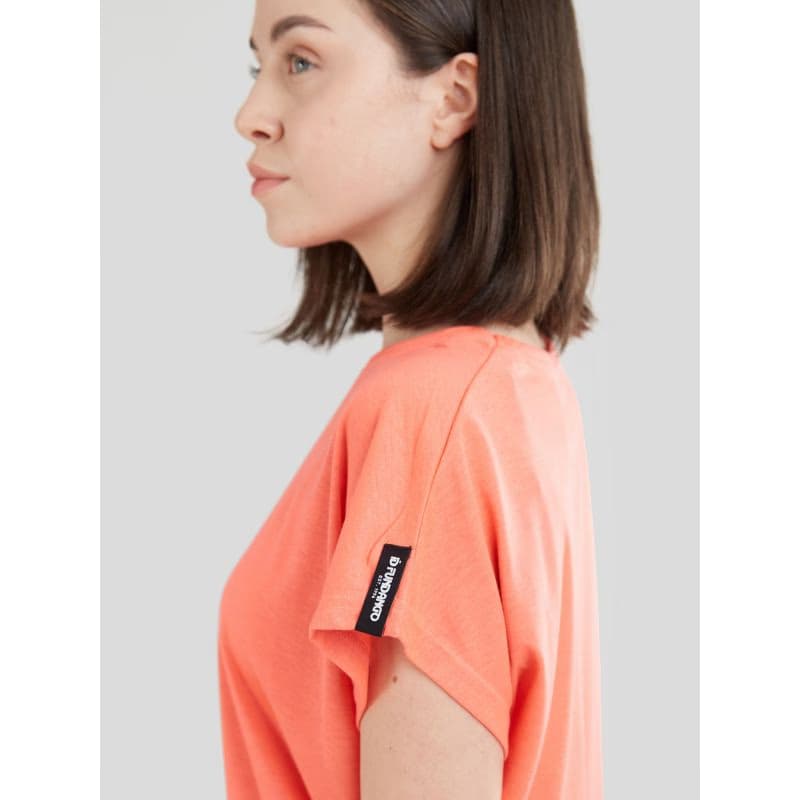 Dámske turistické tričko s krátkym rukávom FUNDANGO Rush T-shirt-352-coral 4