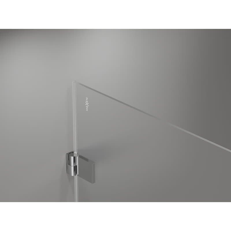 MEXEN/S - Lunar-B L sprchový kút dvere krídlové pravá 100 x 80, transparent, chróm 832L-100-080-01-00-P 3