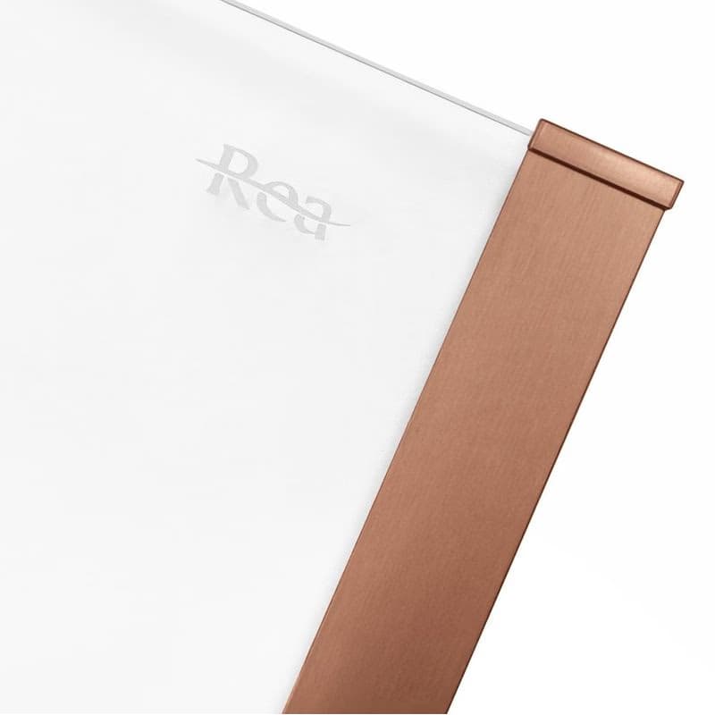 REA - Sprchovací kút SOLAR - Copper Brush 90x90 Bez sprchovej vaničky REA-K9512 6