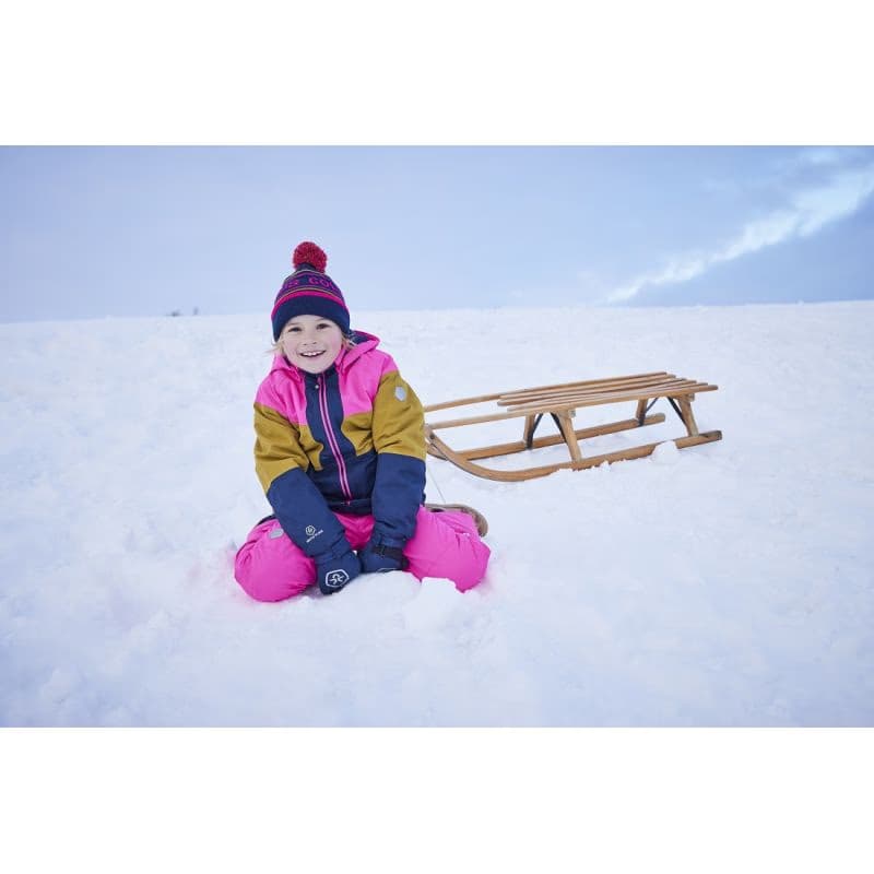 Chlapčenská zimná čiapka COLOR KIDS Hat logo CK, pink glo 2
