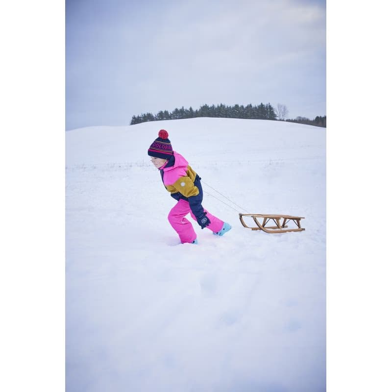 Chlapčenská zimná čiapka COLOR KIDS Hat logo CK, pink glo 3