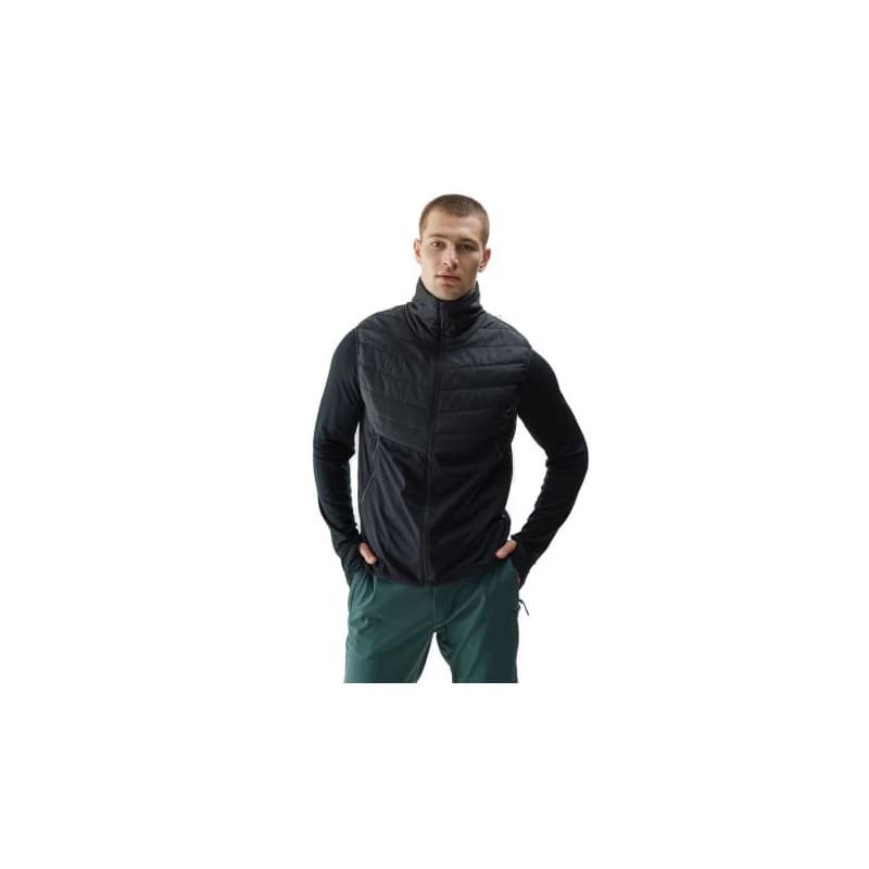 Pánska turistická vesta 4F VEST-AW23TVJAM041-20S-DEEP BLACK