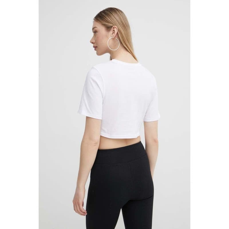 Dámske tričko s krátkym rukávom VANS GO ANYPLACE CREW CROP II-WHITE 3