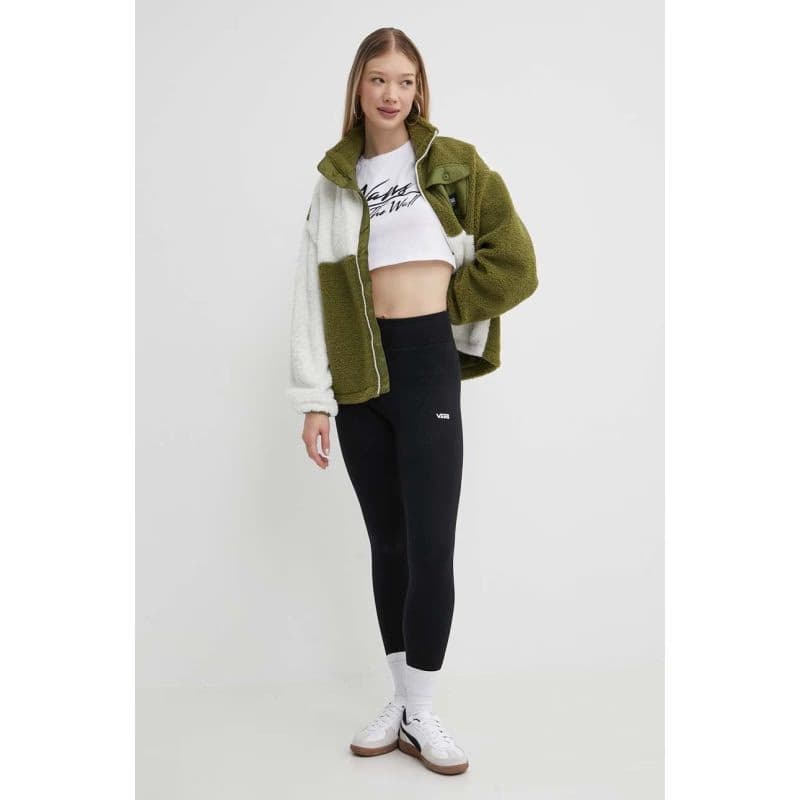Dámske tričko s krátkym rukávom VANS GO ANYPLACE CREW CROP II-WHITE 4