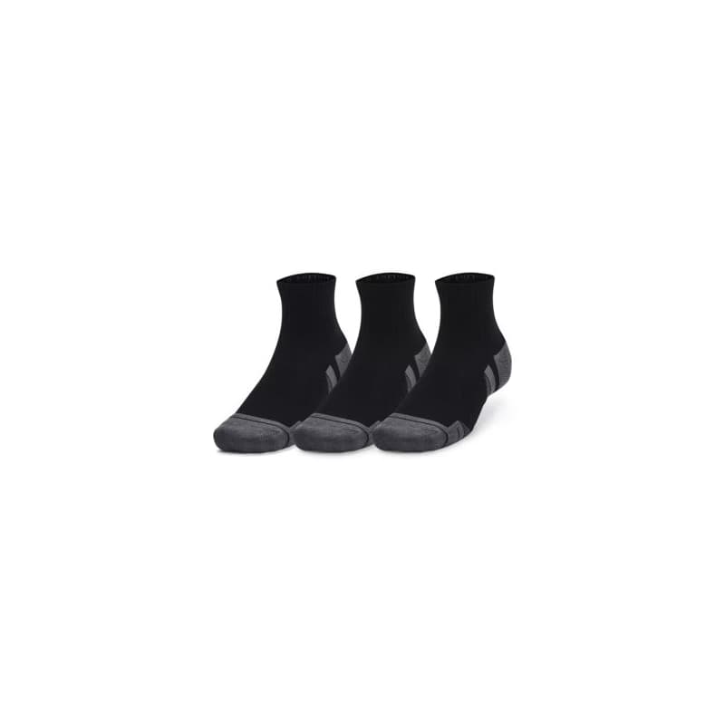 Ponožky UNDER ARMOUR 3 PACK-UA Performance Cotton Qtr-BLK
