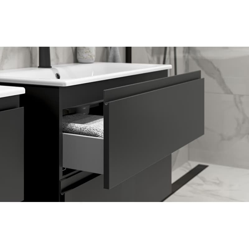 CERSANIT - SET B812 MODUO 40 ANTRACIT DSM (skrinka + umývadlo) S801-467-DSM 4