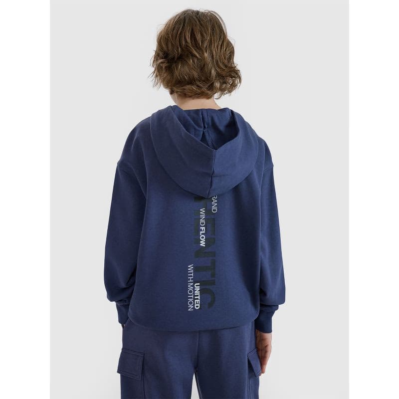 Chlapčenská mikina s kapucňou 4F JUNIOR SWEATSHIRT-JWSS25TSWSM1511-22S-GREY 3