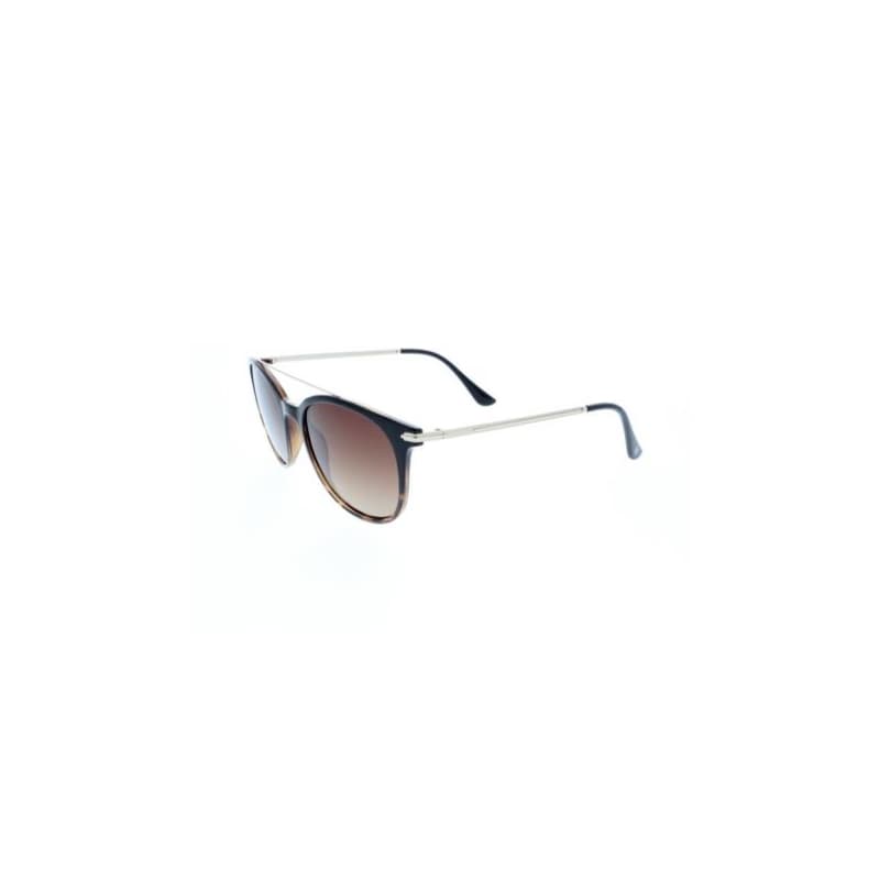 Slnečné okuliare H.I.S. POLARIZED HPS98101-2, brown, brown gradient with silver flash POL