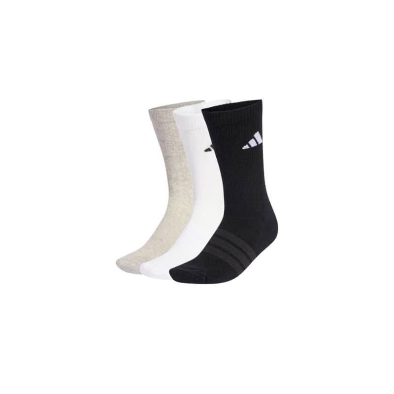 Ponožky ADIDAS 3PACK-C ESS CRW 3P MGREYH WHITE BLACK