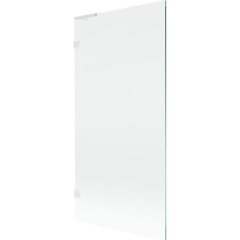 MEXEN/S - Lunar L vaňová zástena FIX 90 x 150, transparent, biela 897L-090-000-20-00