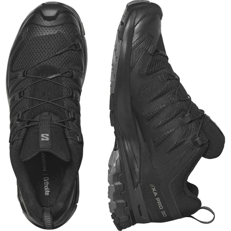 Pánska bežecká trailová obuv SALOMON XA Pro 3D V9 M black phantom pewter 4