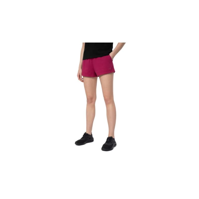 Dámske teplákové kraťasy 4F SHORTS CAS F175-53S-DARK PINK