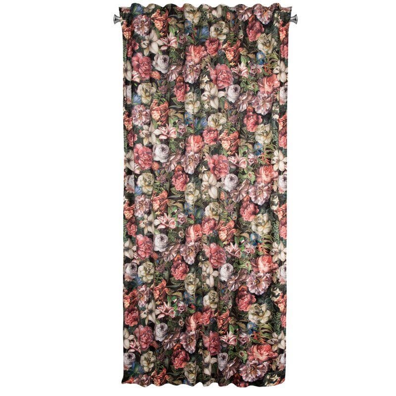 ArtFir Záves PEONIA P | bordové kvety 140 x 270 cm 4