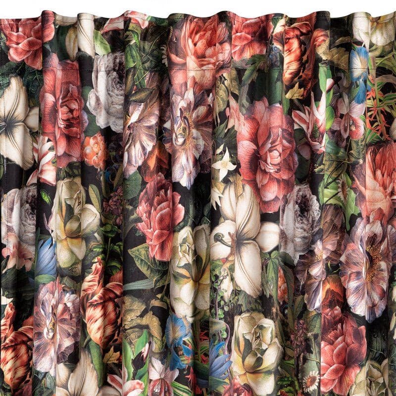 ArtFir Záves PEONIA P | bordové kvety 140 x 270 cm 5