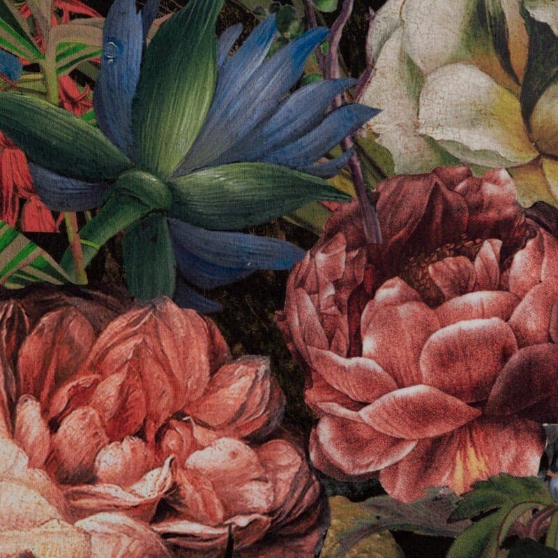 ArtFir Záves PEONIA P | bordové kvety 140 x 270 cm 6